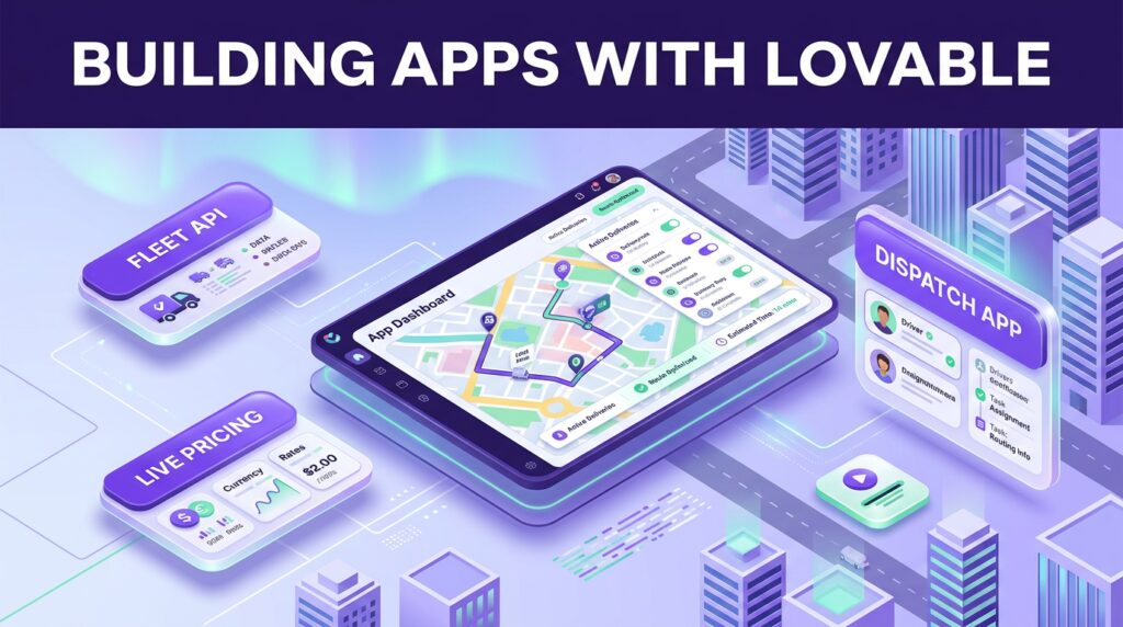 Building apps with Lovable: Kbag logistics platform architecture and fleet integration